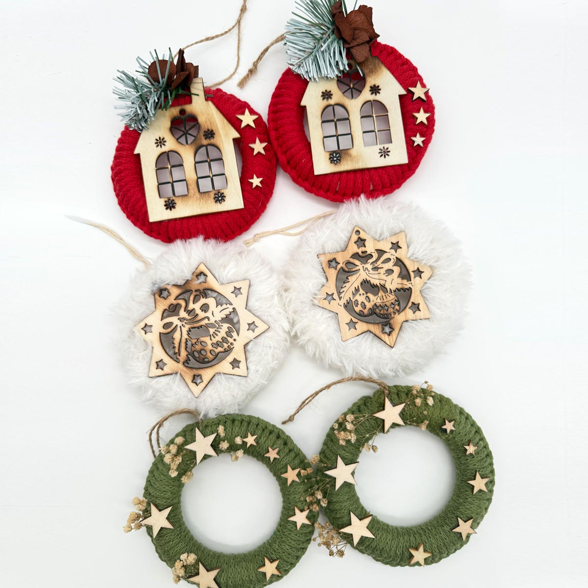 Lot de 2 Cercles décoration