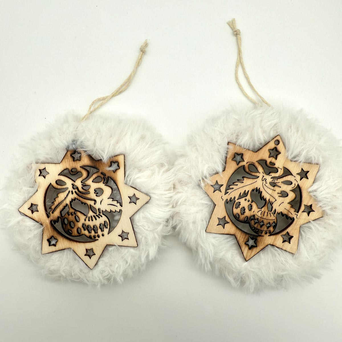 Lot de 2 Cercles décoration