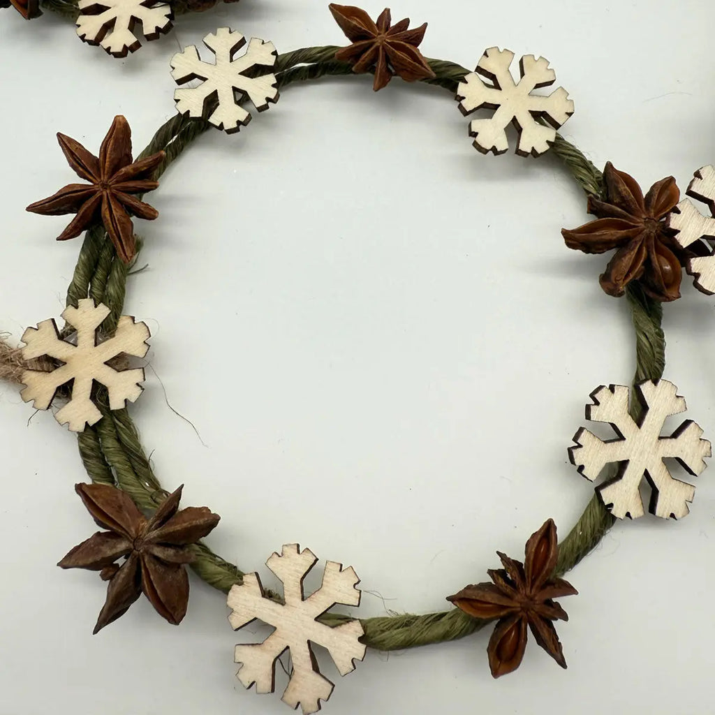 Mini couronne anis étoilée